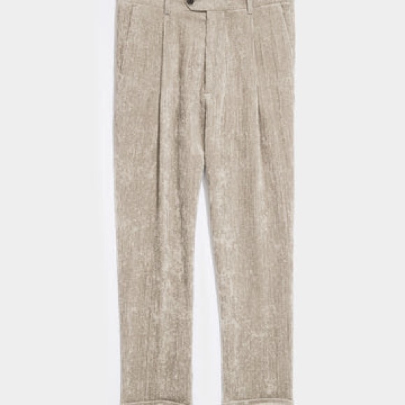 Todd Snyder Italian Corduroy Madison Suit Pant In Warm Grey